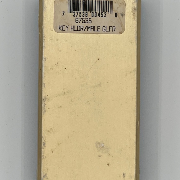 Vintage FORT Pewter Key Chain English Male Golfer Original Gift Box - Picture 8 of 11